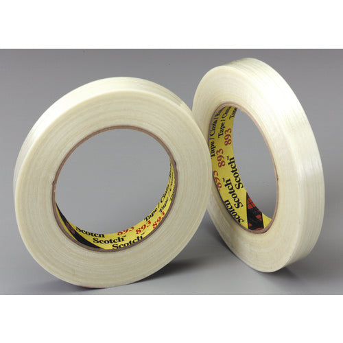 Scotch Filament Tape 8919MSR, Clear, 12 mm x 55 m, 7 mil, 72 rolls per
case
