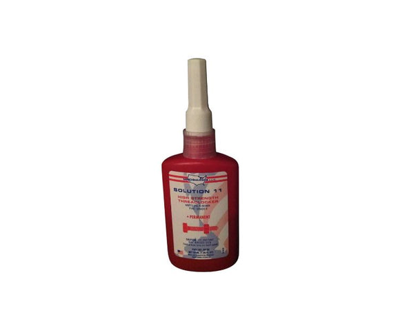 MRO Solution 40105 11 High Strength Red Anaerobic Liquid State Threadlocker in Bottle Grade R 250ml Cap
