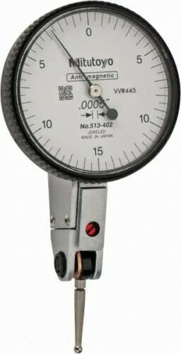 Mitutoyo 513-101 Dial Test Indicator, 0.14mm Range, 0.001mm Graduation