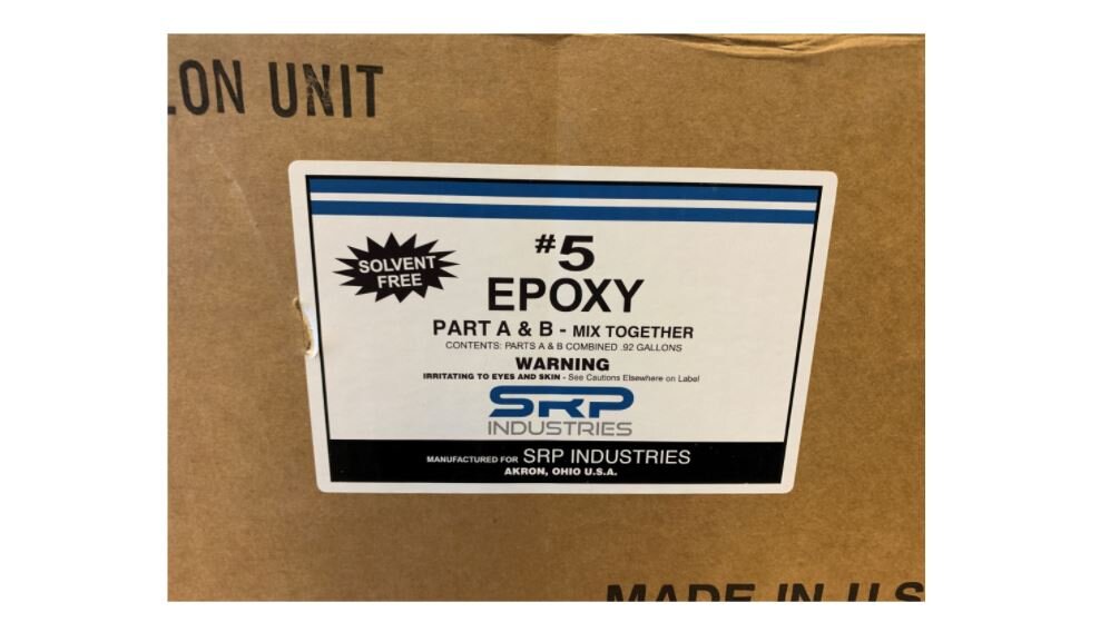 #5 Epoxy Flooring Adhesive - 1 Gallon - 5SF - Solvent Free - 0