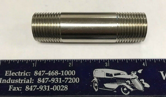 S60530CN00 Pipe Nipple SS-316 1/2" x 3" Calbrite