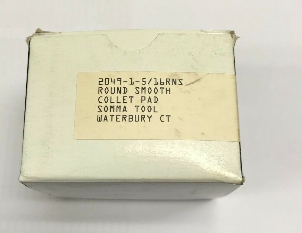 Somma Tool 2049-1-5/16 RNS Round Smooth Collet Pad