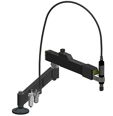 FlexArm A-32 Pneumatic Tapping Arm 400 RPM, Max Torque 28 Ft. Lb