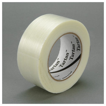 Tartan Filament Tape 8934, Clear, 48 mm x 55 m, 4 mil, 24 rolls per
case
