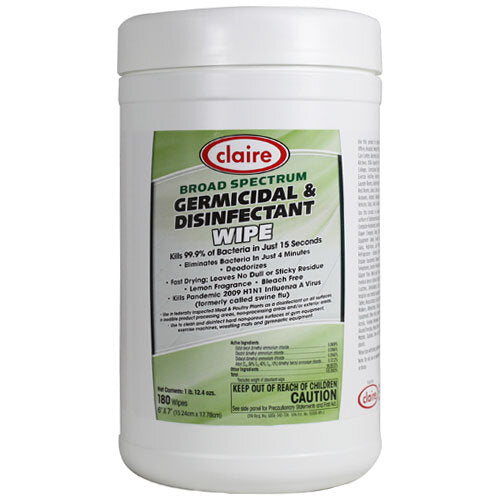 Broad Spectrum Germicidal and Disinfectant Wipes CL989