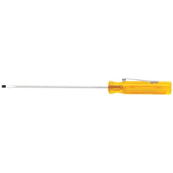 Klein Tools Screwdriver A130-3, 1/8-Inch Cabinet, Pocket Clip, 3-Inch