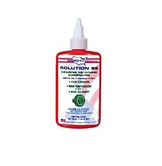 MRO Solutions 40206 Green Bearing Retaining Compound High Temperature 450degs F 0.0088 oz Bottle