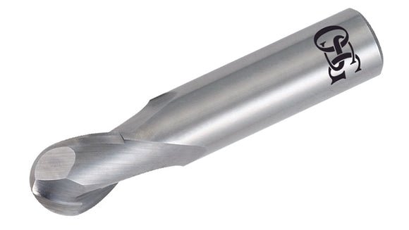 OSG 412-0312-BN CARBIDE 1/32 X 1/8 2FL STUB BALL - WesTorque