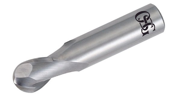 OSG 412-0591-BN CARBIDE 1.5MM X 3MM 2FL STUB BALL - WesTorque