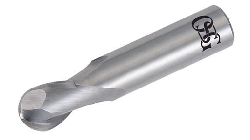 OSG 412-0984-BN CARBIDE 2.5MM X 3MM 2FL STUB BALL - WesTorque