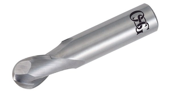 OSG 412-1250-BN CARBIDE 1/8 X 1/8 2FL STUB BALL - WesTorque