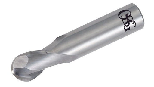 OSG 412-1378-BN CARBIDE 3.5MM X 4MM 2FL STUB BALL - WesTorque