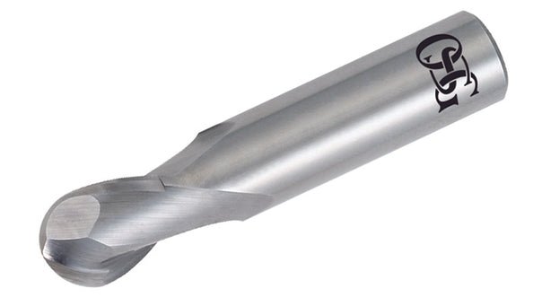 OSG 412-1875-BN11 CARBIDE 3/16 X 3/16 2FL STUB BALL TIALN - WesTorque