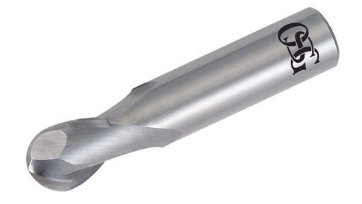 OSG 412-1968-BN CARBIDE 5MM X 5MM 2FL STUB BALL - WesTorque