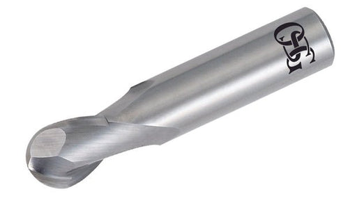 OSG 412-5000-BN11 CARBIDE 1/2 X 1/2 2FL STUB BALL TIALN - WesTorque