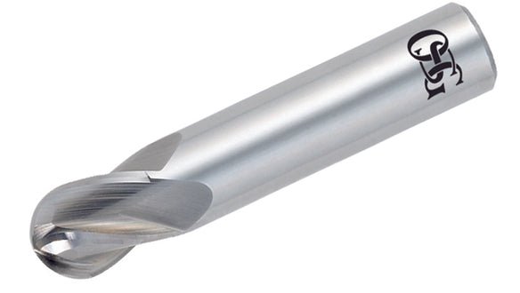 OSG 414-0469-BN CARBIDE 3/64 X 1/8 4FL STUB BALL - WesTorque