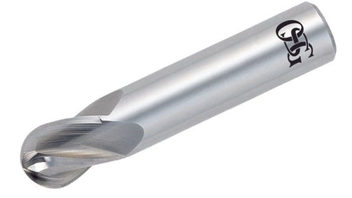 OSG 414-1181-BN CARBIDE 3MM X 3MM 4FL STUB BALL - WesTorque
