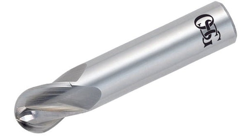 OSG 414-1250-BN11 CARBIDE 1/8 X 1/8 4FL STUB BALL TiALN - WesTorque