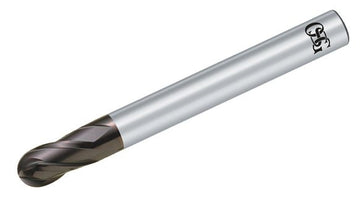 OSG 45300004 R6.0 x 12MM 4FL EXOCARB WXS TRUE 4FL STUB BN - WesTorque