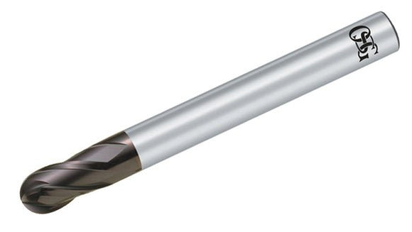 OSG 45300004 R6.0 x 12MM 4FL EXOCARB WXS TRUE 4FL STUB BN - WesTorque