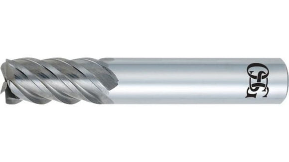 OSG 455 - 250108 CARBIDE 1/4 X 1/4 5FL 45DEG TICN - WesTorque