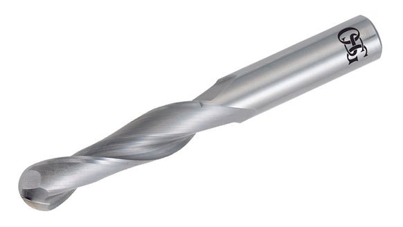 OSG 462-1250-BN CARBIDE 1/8 X 1/8 2FL LONG BALL - WesTorque