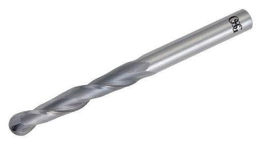 OSG 482-2500-BN11 CARBIDE 1/4 X 1/4 2FL EX-LONG BALL TiAlN - WesTorque