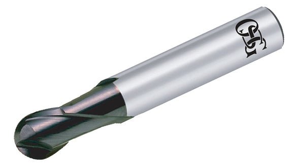 OSG 91100411 R2.0MM X 4.0MM 2FL EXOCARB - MAX STUB BALL - WesTorque