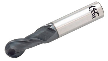 OSG HP421 - 0625 - BN CARBIDE 1/16 X 1/8 2FL BALL HP TiALN - WesTorque