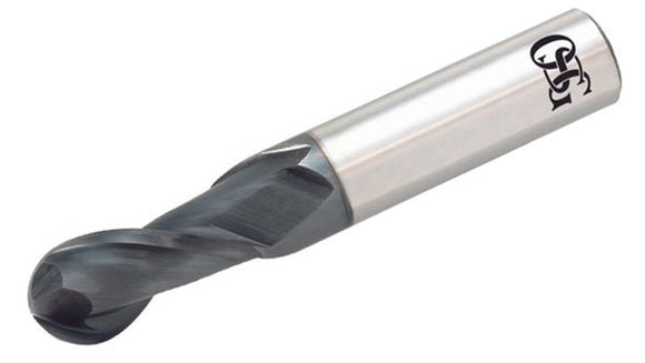 OSG HP421 - 1094 - BN CARBIDE 7/64 X 1/8 2FL BALL HP TiALN - WesTorque