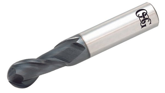 OSG HP421 - 2756 - BN CARBIDE 7MM X 8MM 2FL BALL HP TiALN - WesTorque