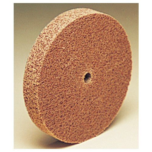 Scotch-Brite Cut and Polish Unitized Wheel, CP-UW, 7A Coarse, 6 in x 1/2 in x 1/2 in, 4 ea/Case - WesTorque
