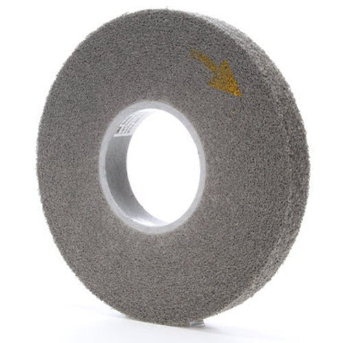 Scotch-Brite Light Deburring Wheel, LD-WL, 7S Fine, 8 in x 1 in x 3 in, 3 ea/Case - WesTorque