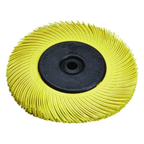 Scotch-Brite Radial Bristle Brush, 6 in x 7/16 in x 1 in 80 with Adapter, 5 ea/Case - WesTorque