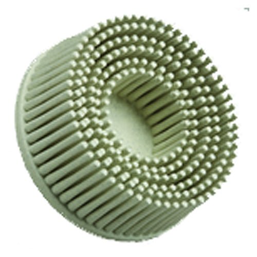 Scotch-Brite Roloc Bristle Disc RD-ZB 120 TR White 2 in x 5/8 in Tapered 10/Carton 40 ea/Case - WesTorque