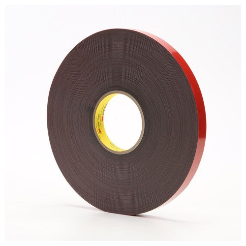 3M VHB Tape 5962, Black, 1 in x 36 yd, 62 mil, 9 rolls per case
